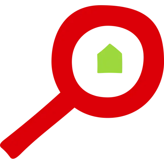 Hand drawn icon magnifying glass